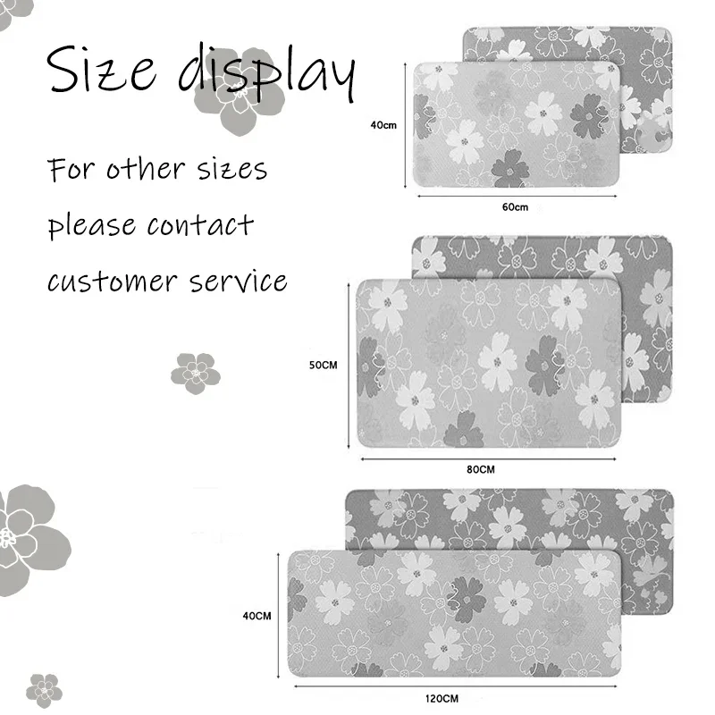 BENETEAU Door Mat Entrance Non-slip Doormat Washable Kitchen Carpet Living Room Hallway Rugs Bathroom Bath Door Mats 5