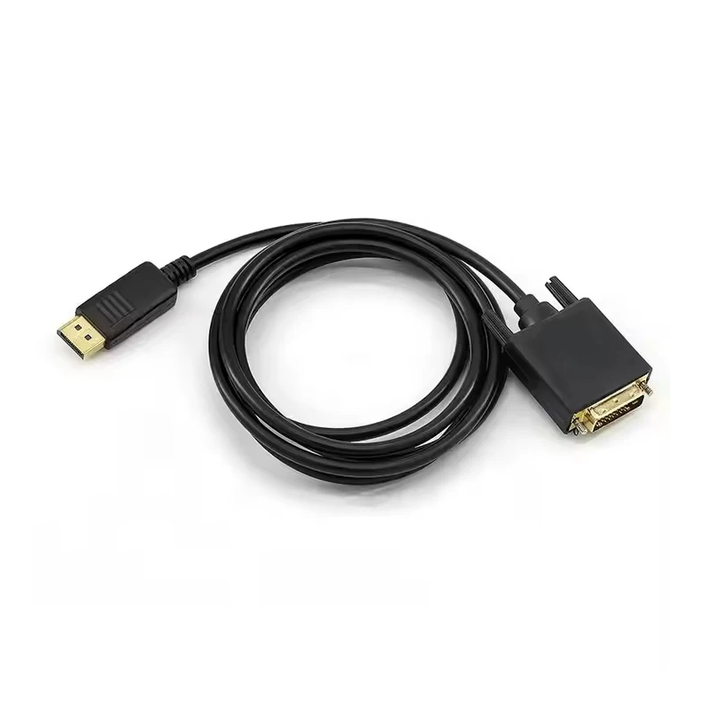DP To DVI 24 1 Cable Adapter-DisplayPort 1080P Conversion Cable For Monitor Projector 1.8m
