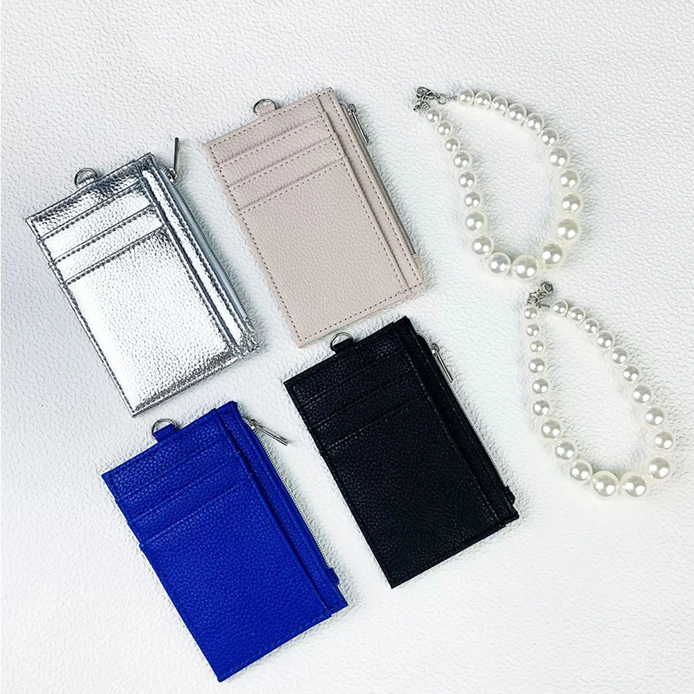 Portable Super Slim Soft Wallet PU Leather Mini Credit Card Wallet Purse Card Holders Men Wallet Thin Small Short Wallets main image 0
