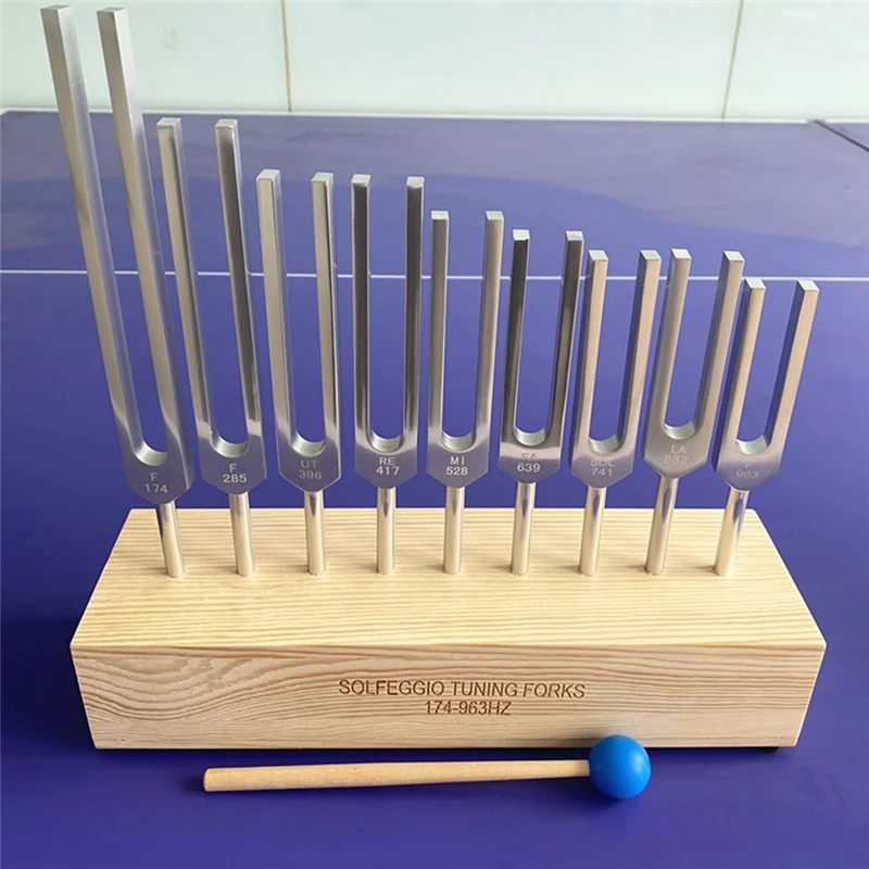 9pcs-tuning-fork-settuning-forks-chakra-for-healing-meditation-yoga-relaxation-instrument-with-wooden-stand