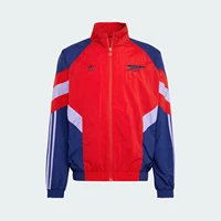 Adidas officiel trois rayures hommes Patchwork Football veste ample col montant IS6503 4