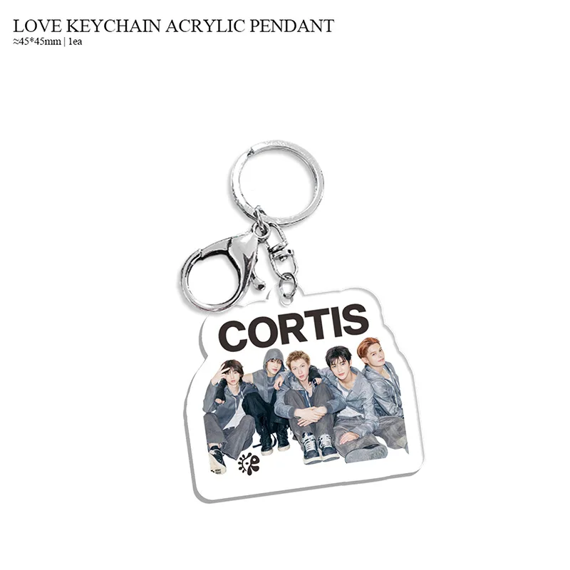 아이돌 코르티스 소형 카드 목걸이 스티커 카드 홀더 문구 세트 마틴 제임스 주현 성현 케온호 팬 선물