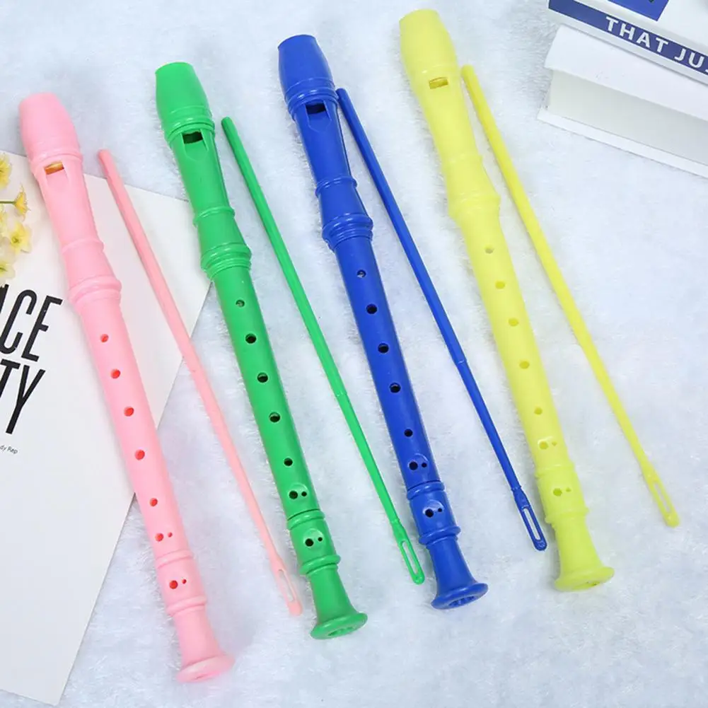 1pc 6 Hole Treble Clarinet Wooden Flute With Storage Box Beginner Learning Professional Instrument Cleaning Rod Fingering Chart