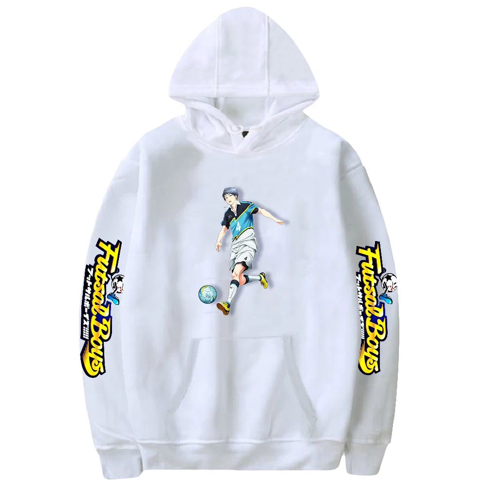 

Hot White Hooded Futsal Boys!!! Hoodies Sweatshirts Men Women Unisex Tops Fashion Boys Girls Tracksuits Casual Autumn Pullovers