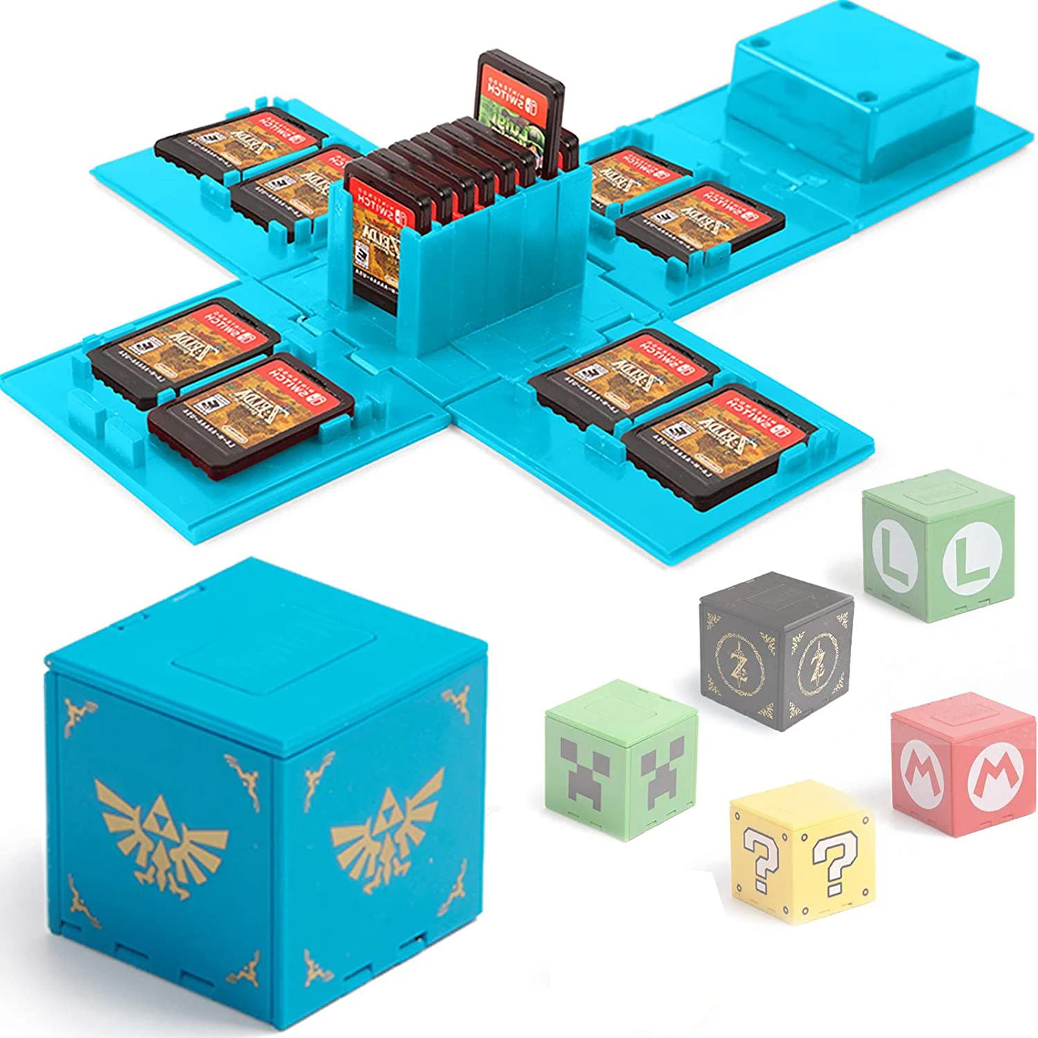 ForNintendoSwitchLiteGameCardCasewith16GameCardSlotsHolder