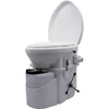 Self Contained Composting Toilet with Close Quarters Spider Handle Design 1