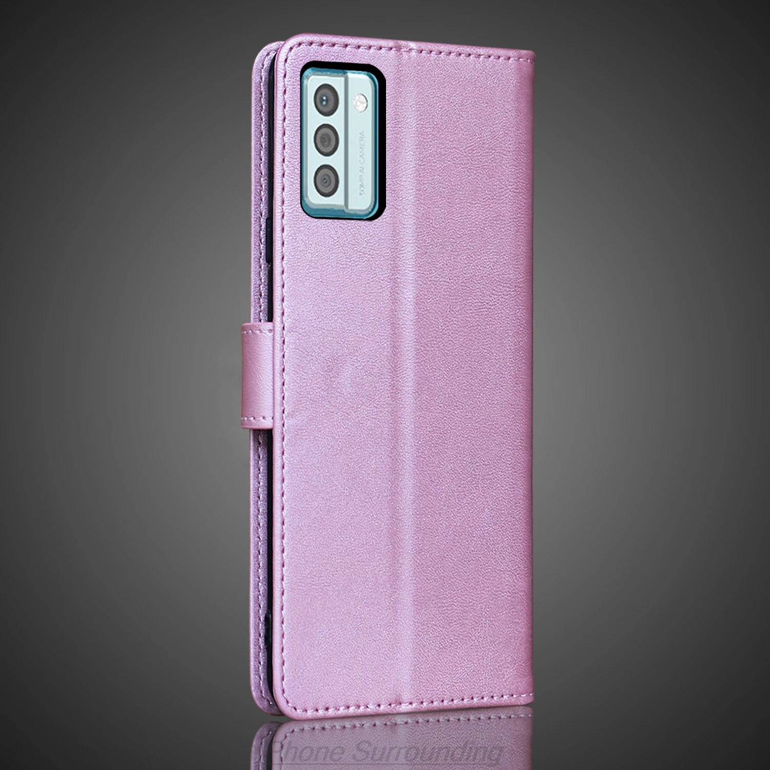 Elegant PU Leather Wallet Flip Cover with Card Holder for Nokia G22 – Protective Phone Case Holster