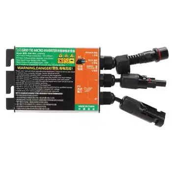 GMI Series 120/150/180/260/300/350/500/600/700W MPPT แผงโซล่าเซล Micro Inverter DC26V-46V To AC110V-230V 50HZ/60HZ 9