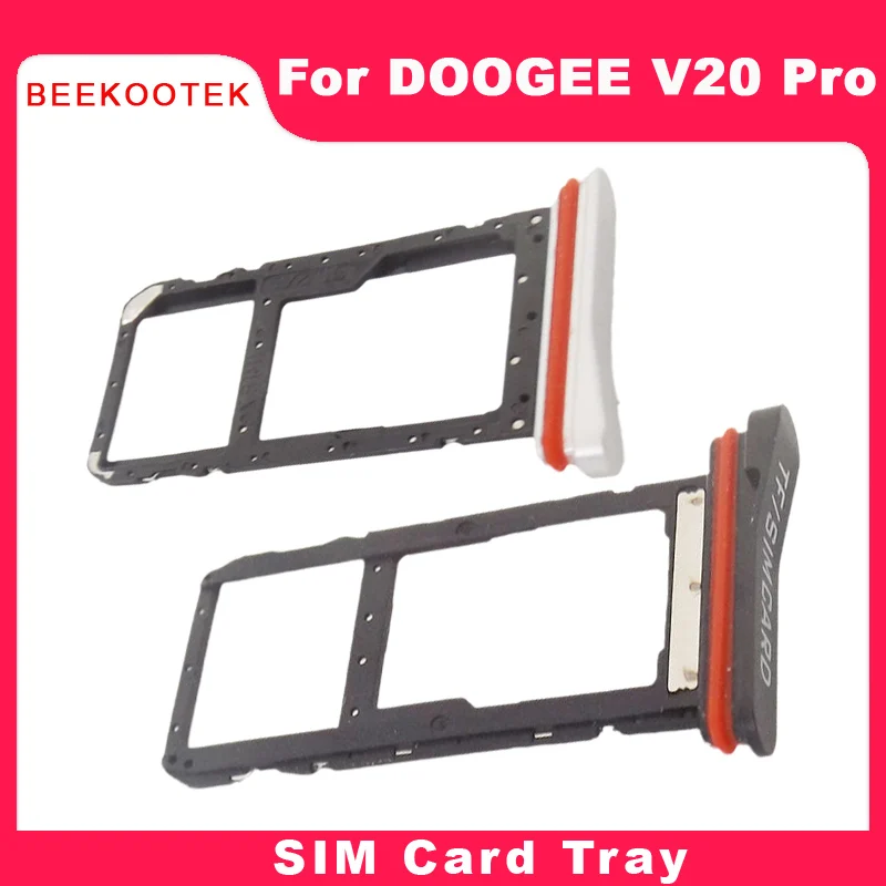 Nuovo Originale Doogee V20 Pro Sim Tf Card Slot Sim Card Vassoio Supporto Adattatore Accessori Per Doogee V20 Pro Smart Phone