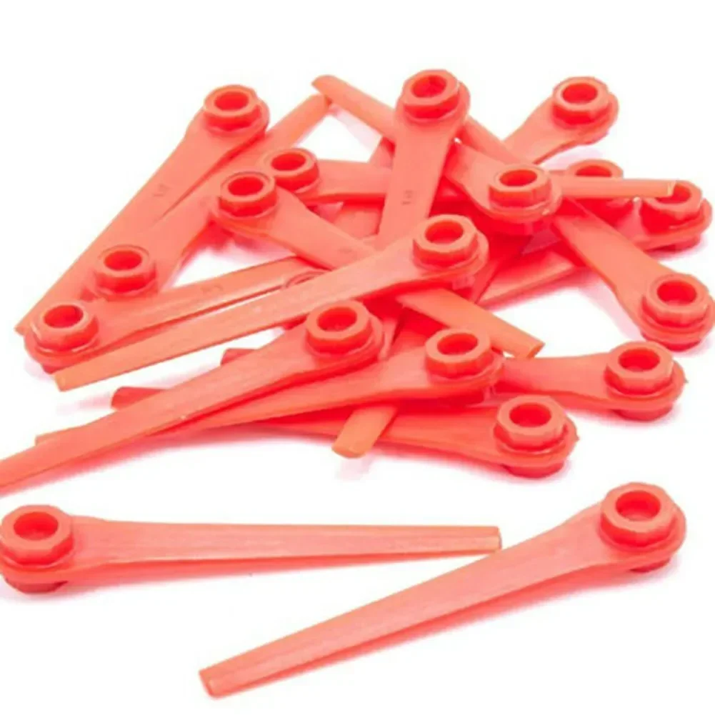 Strimmer Trimmer Parts Grass Trimmer Accessory 100pcs Plastic Replacement For Gardena Grass Trimmer Li-18/23R For Garden Lawn Trimmer Garden Grass Mower Blades