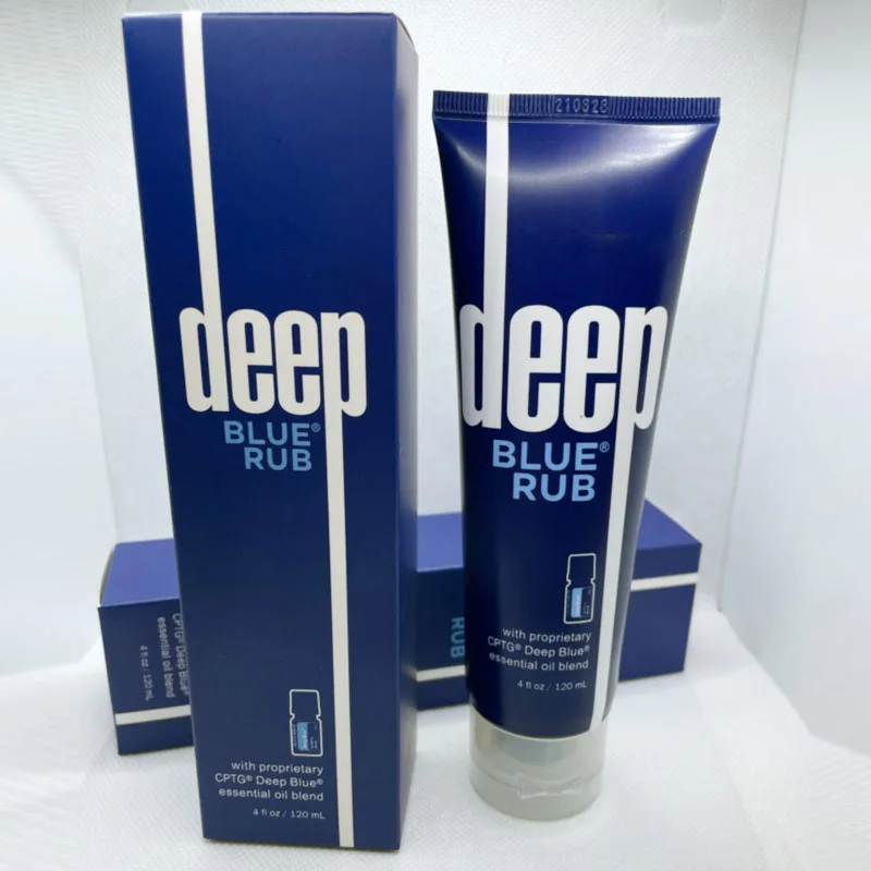 

6Pcs/Lot Wholesale New Skin Care Creme Deep Blue Rub With Proprietary Cptg Deep Blue Essential Oil Blend 120ml