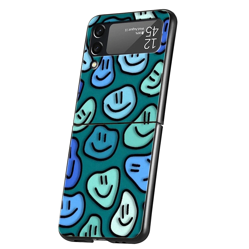 Chic Smile Face Hard Phone Case - Black Cover