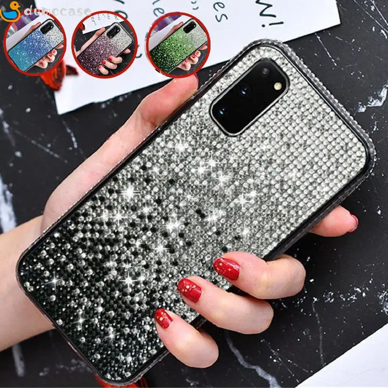 Luxury Shiny Bling Phone Case For Samsung Galaxy S21 S20 Ultra S10 Plus