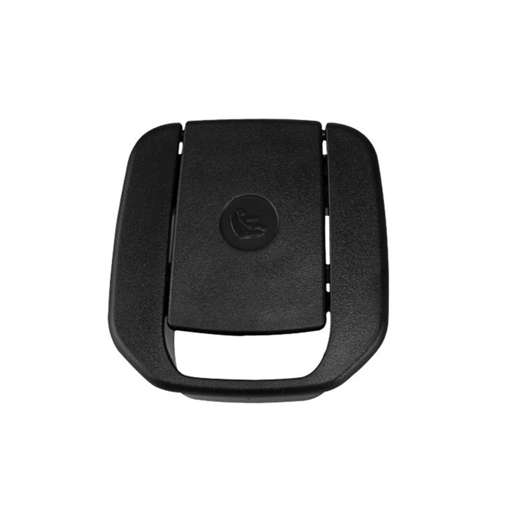 

1Pcs Car Rear Child Seat Safety Anchor ISOFix Cover Flap Black For BMW 1 3 Series E90 F30 High Quality Car Accessories New
