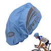 Bike Helmet Cover High Visibility Waterproof Cycling Bicycle Helmet Rain Cover Breathable Road Bicycle Helmet Water Cover 2