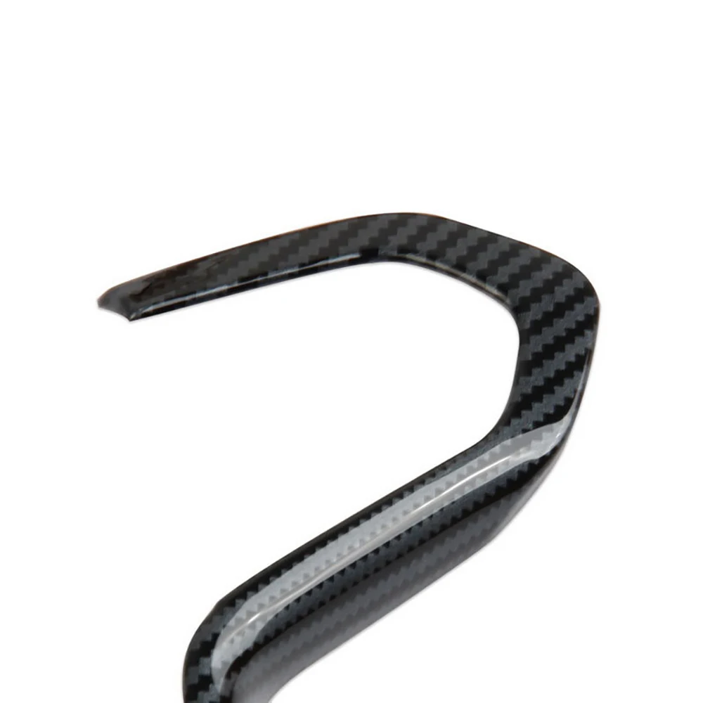Chevy Silverado GMC/SIERRA 2014-2018용 탄소 섬유 스티어링 휠 커버 트림