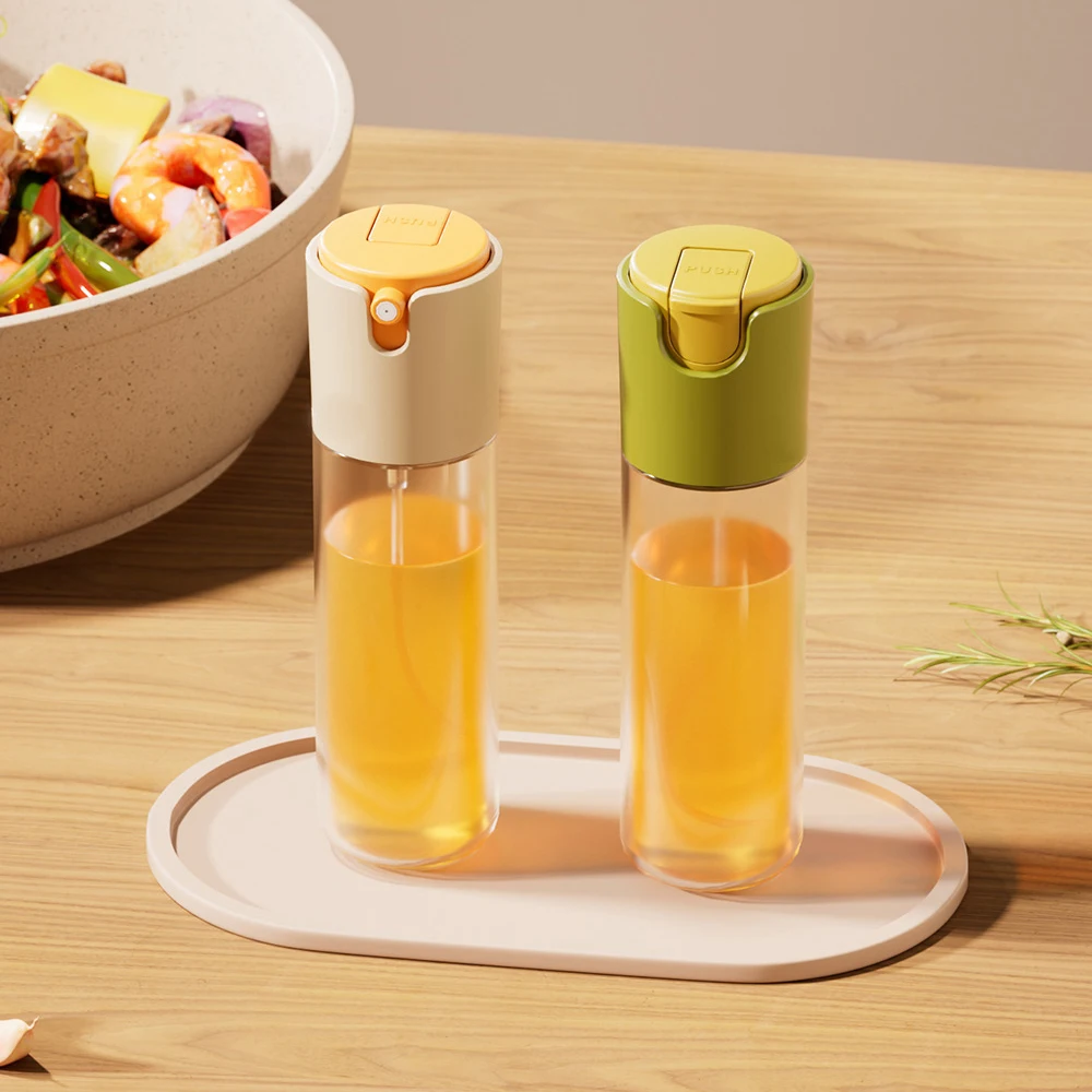 Manual Spray Seasoning Bottle Large Capacity Liquid Seasoning Container Kitchen Supplies