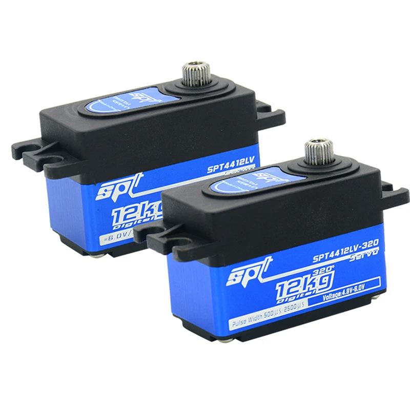 SPT SPT4412LV-320 메탈 기어 쇼트 바디 디지털 서보, 1/10 RC 모델 자동차 드리프트 레이싱, SPT4412LV, 12kg