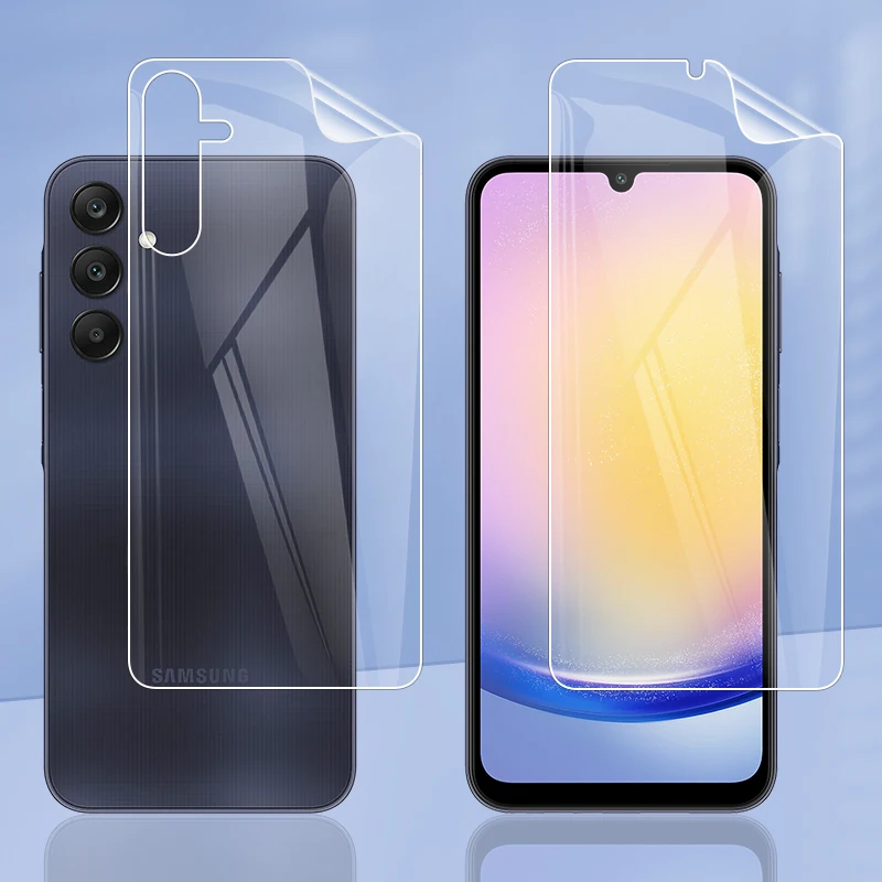 Per Samsung Galaxy A25 A15 5G Clear Tpu / Matte Anti-Impronte Hydrogel Full Cover Soft Screen Protector Film