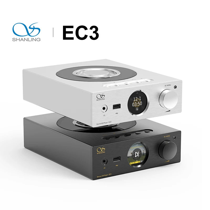 Стереопроигрыватель SHANLING EC3 с Bluetooth, ЦАП, Hi-Res, настольный музыкальный проигрыватель, предварительный усилитель с приводом CD80 HD850, чипом ES9219C LTA8092
