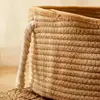 OUZEY Pet Cat Bed Hand Rattan Woven Cat Beds Comfortable Sleeping Wear-Resistant and Sratch-Resistant Cat Nesk Kitten Baskets 6