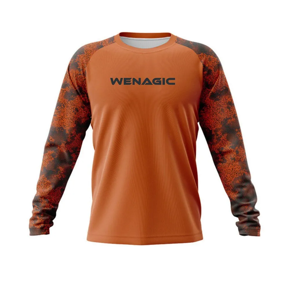 thumbnail image 1 of Camisas de pesca Wenagic, ropa de pesca de manga larga para hombre, vestidos para el sol, camisetas con protección UV, ropa Upf, ropa de pesca transpirable, 1 of 5