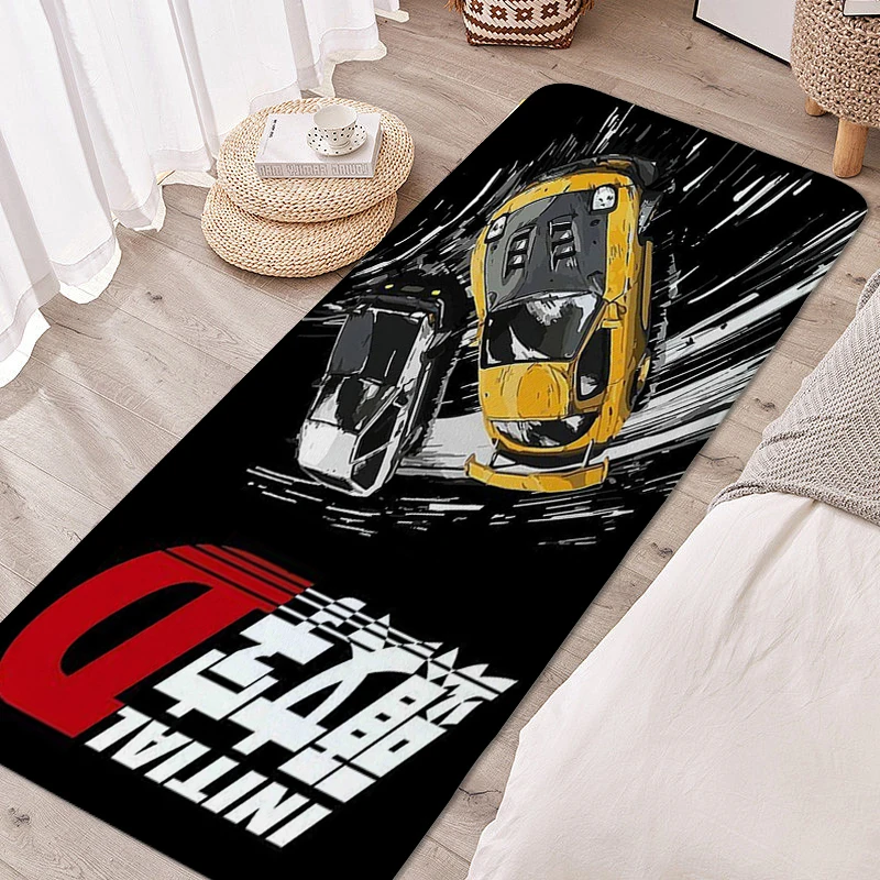 

Carpet for Bedroom I-Initial D Washable Non-slip Kitchen Mats Anti Slip Custom Hallway Living Room Veranda Floor Bathroom Rugs
