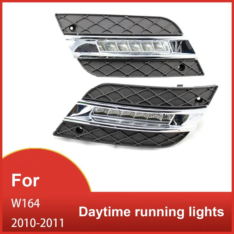 Led Daytime Running Light Drl Fog Lamp For Mercedes Benz Ml350 W164