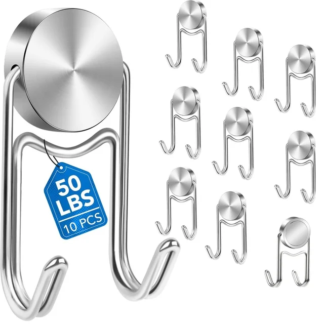 ตะขอแม่เหล็กสำหรับห้องโดยสารเรือสำราญ  ตะขอแม่เหล็กสำหรับงานหนัก แม่เหล็กแรงสูง  ตะขอแขวนตู้เย็น  ที่แขวนของในตู้เย็น 1