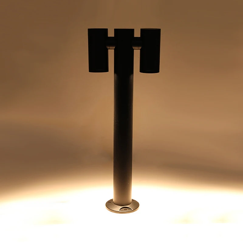 Outdoor Double Head Can Be Rotated 180&deg; Lawn Lamp Creative Garden Garden Light Villa LED Light