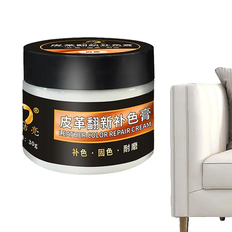

Leather Recoloring Balm 1.05oz Car Scratch Repair Multipurpose Leather Repair Gel Leather Conditioner Quick Drying Formula