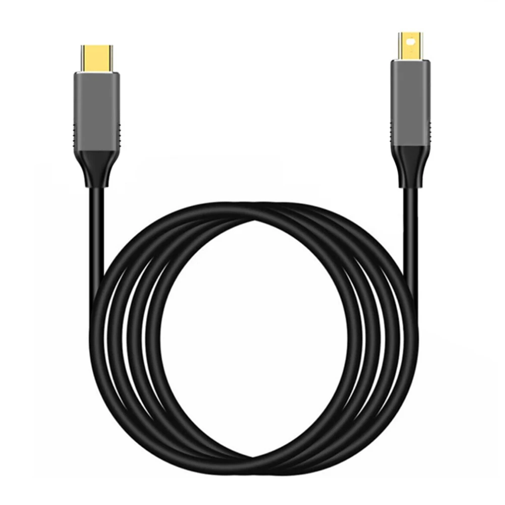 USB C-미니 디스플레이 포트 케이블, USB-C-미니 DP 변환기 케이블, 노트북 및 태블릿에서 미니 DP 모니터로 USB-C, 4K, 60Hz