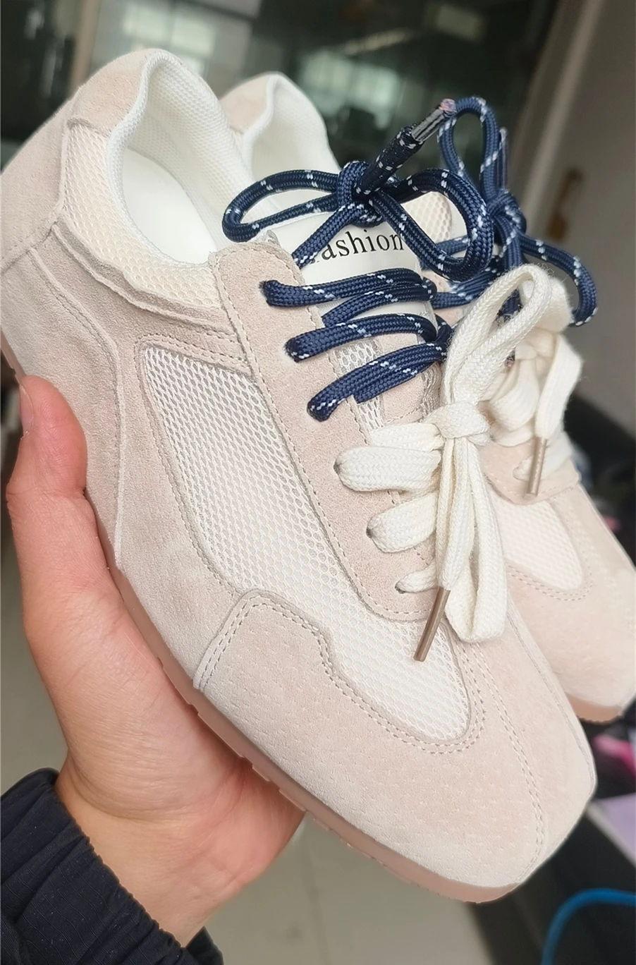 Beige mesh