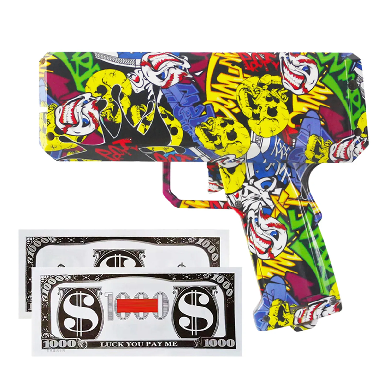 

Cash Cannon Banknote Super MoneyToys Party Game Outdoor Fashion Gift Party Supply Make It Funny For Children Gift Toy Gifts