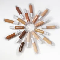 Vegan Natural Nude Face Makeup Concealer Private Label High Pigment Waterproof Brightening Liquid Concealer Custom Logo 2