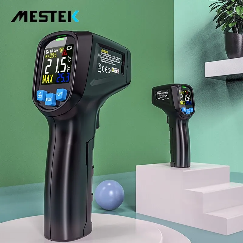 MESTEK Industrial Infrared Termometrs Digital High Precision Kitchen Home Temperature Sensor Multifunction Thermometer 1PC digital thermometer infrared thermometer temperature sensor