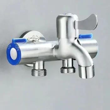 1PCS Faucet Used As Washing Machine/Sprayer/Shower Multifunctional Strong Sturdy Three Way 12x6x9cm Better Control 1