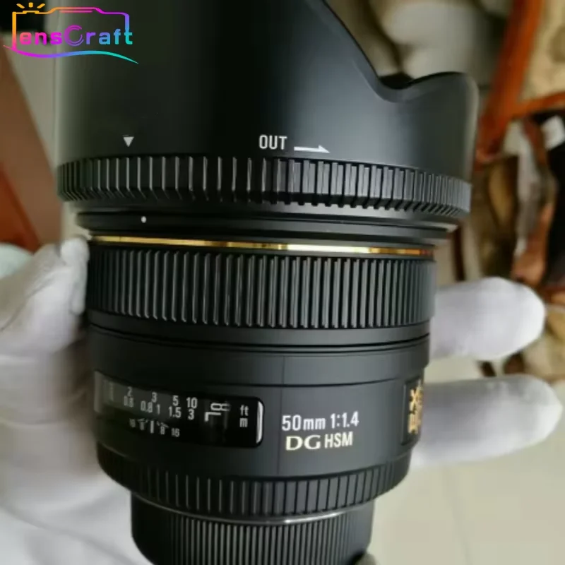 98%new Original 50mm EX DG HSM Lens for Canon Digital SLR