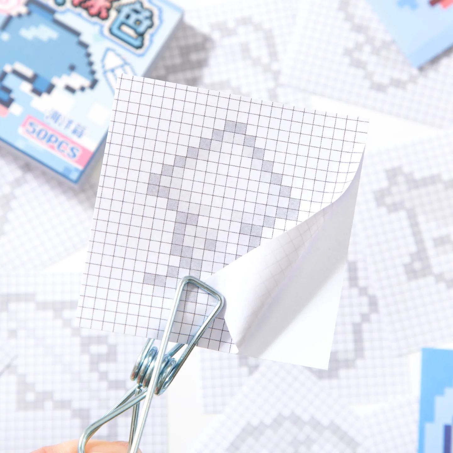 1 كتاب بكسل نمط تلوين كتاب ملصق DIY تلوين مشبك كتب...