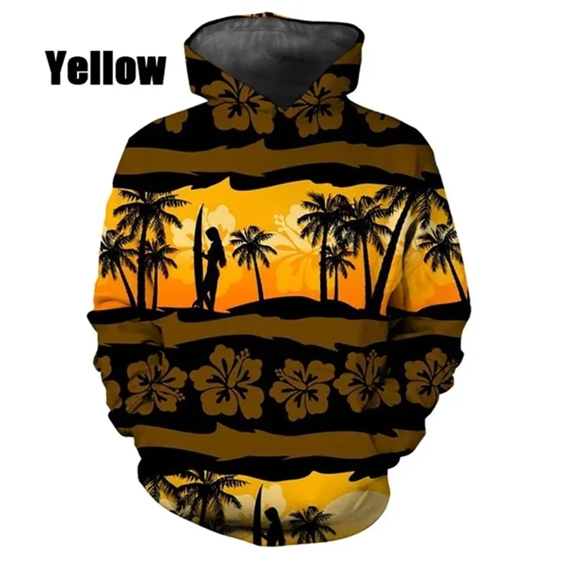 thumbnail image 1 of Nueva sudadera con capucha con estampado 3D de palmeras de moda, sudaderas tipo pulóver de talla grande para hombres y mujeres, sudaderas informales de manga larga con capucha, 1 of 4