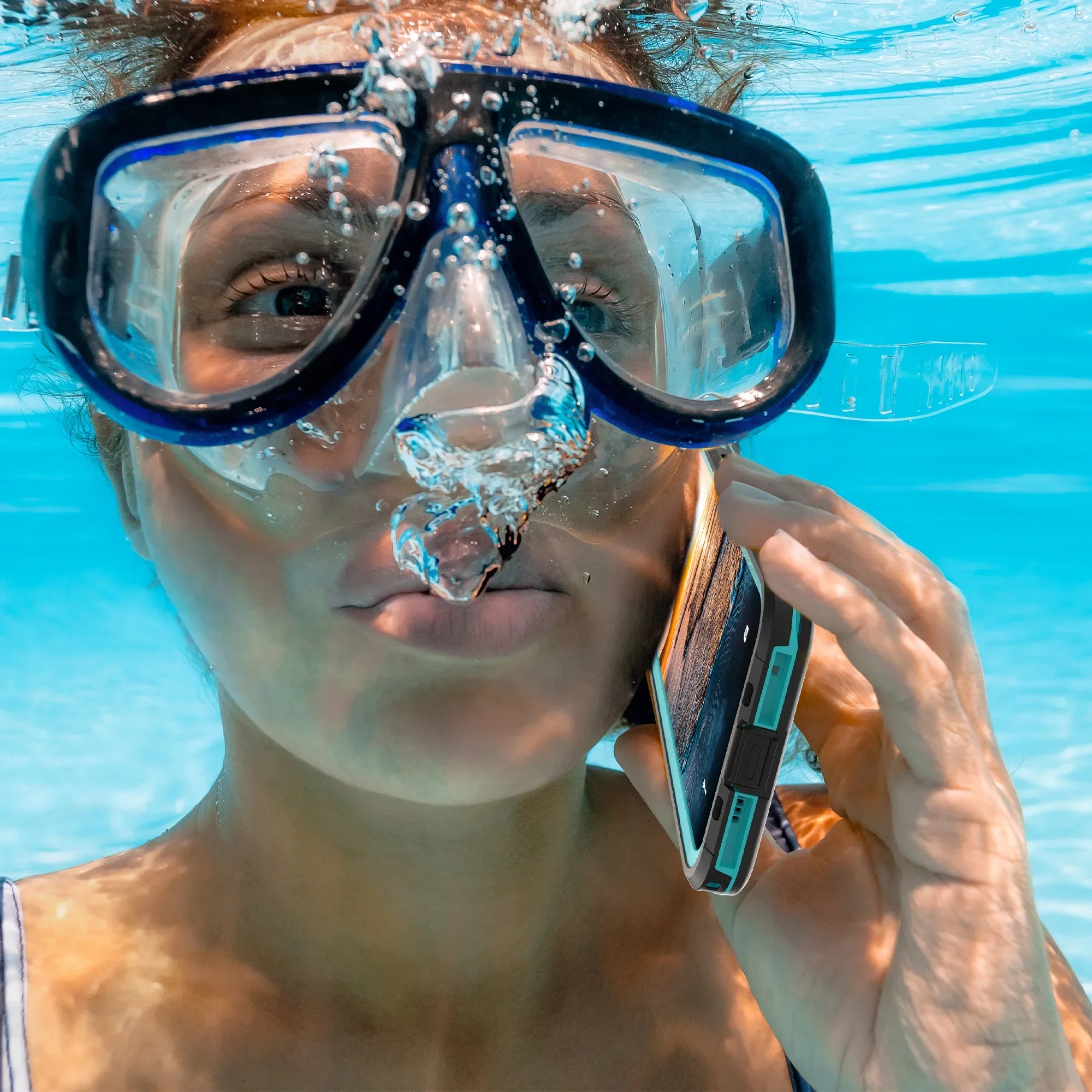 Ultimate IP68 Waterproof Full Body Protective Case with MagSafe for Diving and Underwater Adventures