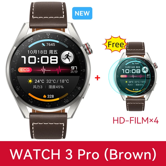 HUAWEI WATCH 3 Pro new Men's Watch SmartWatch All-Day Health Monitoring ...