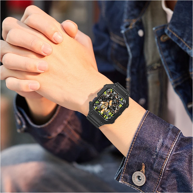 Silicone Kit Strap For Apple Watch Band 45mm 44mm 42mm 41mm 40mm 38mm High End Bracelet Wristband For iWatch 7 6 5 4 3 SE Correa