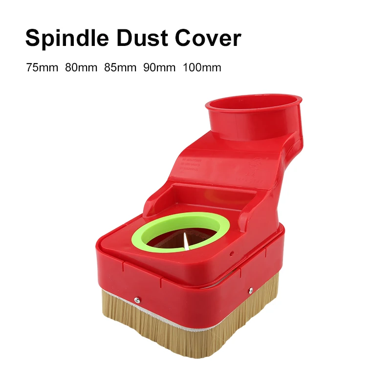 thumbnail image 2 of 100mm Dust Shoe Brush,TwoWin CNC Vacuum Brush Nylon Vacuum Cleaner Engraving Machine Dust Cover 2 of 10