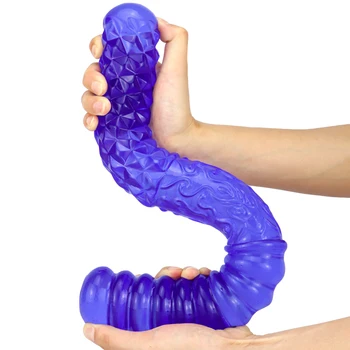 China Manufacturer 18.3in Soft Jelly Dildo Double Long Realistic Dildos Cock Lesbian Vaginal Anal Plug Flexible Fake Penis For Women Anal Plug BDSM Exporter 18 3in Soft Jelly Dildo Double Long Realistic Dildos Cock Lesbian Vaginal Anal Plug Flexible Fake