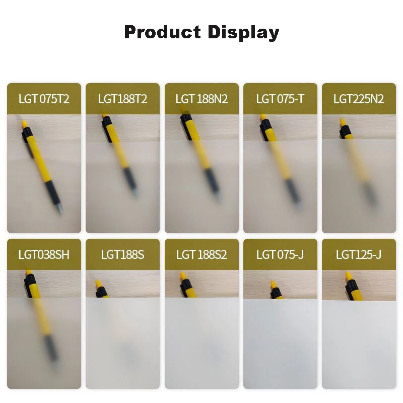 LGT125J 0.125mm LED 광확산 필름 LCD 백라이트 PET 필름, 일반 백라이트, 램프, 라이트 박스에 적합