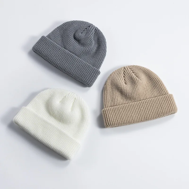 

Beanie Short Hat Women Winter Men Knit Warm Autumn Sports Skiing Accessory For Outdoor