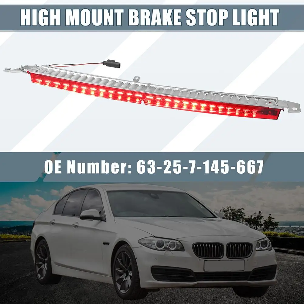 

Тормозная лампа с высоким креплением, задняя третья задняя лампа, фотолампа, совместимая с 535i 535xi 530xi, запасные части 63256925902