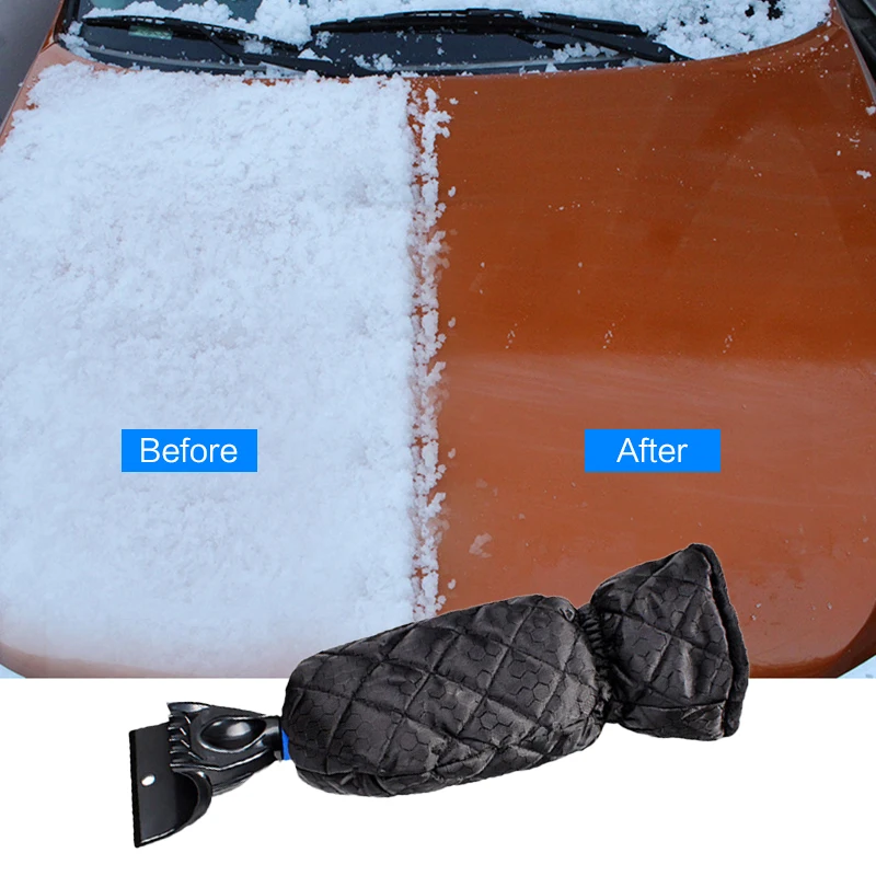 

Durable Car Snow Shovel Car Windshield Snow Removal Scraper Ice Shovel Window Cleaning Tool For All Car Accessories Removal