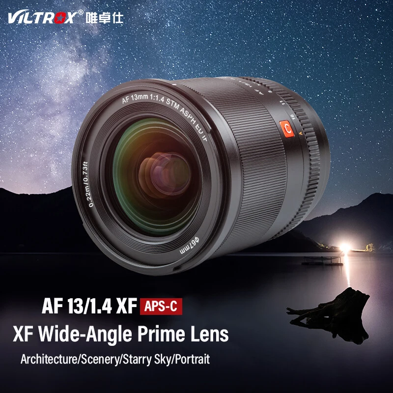 Viltrox 13mm F1.4 Fuji X Auto Focus Ultra Wide Angle Lens Large